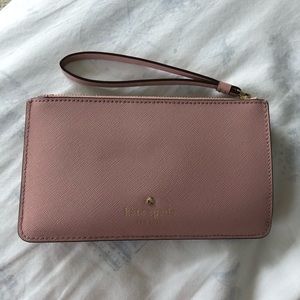 Dusty Rose Kate Spade Wristlet/Wallet